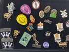Mixed Vintage Pin Lot Collectible Pins - Sports  Novelty   Commemorative Designs