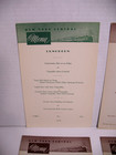 New York Central Railroad Menu Lot Of 4 1950