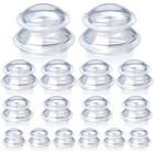  16 Pcs 4 Sizes Cupping Therapy Set Silicone Cupping Massage Cups Professional 