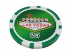 Poker Chips  25  25 Las Vegas Sign 11 5 Gram Clay Composite