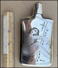 Wwi German Imperial Submarine U-boat Trench Art Flask Girl Rare Military