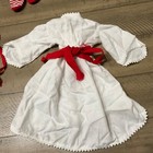 American Girl Doll Kirsten s Christmas Story  Wreath  St  Lucia Dress  Socks
