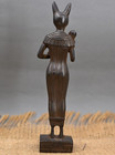 Authentic Ancient Egyptian Antique Rare Goddess Bastet Statue Figurine Bc