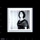 Old Vintage Square Photo Candid Portrait Lovely Woman Snapshot Picture