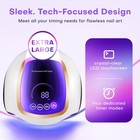Uv Nail Lamp  180w Led Nail Dryer For Gel Polish  Touch Screen  42 Beads   Auto