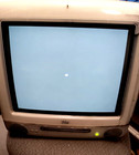 Vintage Apple Imac G3 Graphite M5521 All In  1 Computer Power Tested  Works