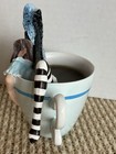 Artist Amy Brown  i Need Coffee  Faery Fairy 4 5  Hand-painted Statue Figurine