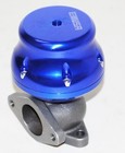 Uniersal 35 38mm Adjustable External Wastegate 2-bolt  Blue Anodized 