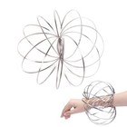 Flow Ring Spinner Ring Arm - Stainless Steel Spring Metal Sensory Rings