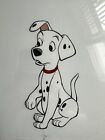 Rare Walt Disney 101 Dalmatians Animation Dog Puppy Cel Pepper Art