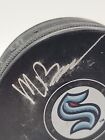 Matty Beniers Autographed Signed Kraken Logo Official Hockey Puck - Fanatics