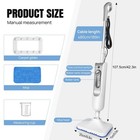 Upright Steam Mop 1500w All In 1 Floor Cleaner Carpet Washer Hand-held Steamer