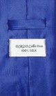 Biagio 100  Silk Necktie Solid Royal Blue Color Mens Neck Tie