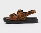Kids  Verity Platform Hardware Sandals Leopard Print - Art Class - Choose Size