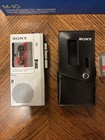 Vtg Sony M-10 Micro Cassette-corder With Case And Box Tested And Working