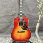 Free Shipping Acoustic Guitar Vintage Cherry Sunburst Color Spruce Body From Us