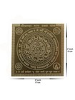 Copper Kailash Dhan Raksha Yantra Yantram 22 Gauge Siddh Energized 3 X 3 Inch