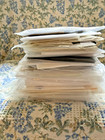 Cross Stitch Fabric Lot 3 5 Pounds W price Tags Total Over  300 Most Neutrals