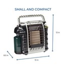 Avenger 9 000 Btu Portable Infrared Propane Gas Space  camp Heater Fbdpi9