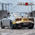 1 24 Niaasn Gtr 50 Alloy Sports Car Model Diecasts Metal Toy Race Car Model Soun