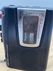Vintage Sony Tcm-453v Voice Recorder Standard Cassette Player  battery Tested 