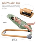 Portable Ergonomic Baby Bouncer Seat For Infants 0-12 Months - Green