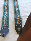 Vtg Original Ace Guitar Strap 1970 s Era Woven Multi Color Ace Strap   xlnt Usa