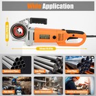 Handheld Electric Pipe Threader Threading Machine W 6 Pipe Cutter 1 2  - 2 