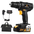  Cordless Drill Set  20v Max Lithium-ion Battery Powered Drill Drill driver