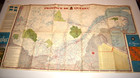 Vintage Map Quebec Canada 1950 s Paper Fold Out Map