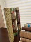 Vintage-8 Rolls Assorted Nos   Opened Contact Paper  Liner  Woodgrain  Florals  