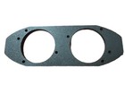 4  X 10  To  2  3 5  Speakers Adapter Plate Dash W o Speakers Black Abs Plastic