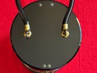 Rare Vintage 1950 s Dorset Rex Fifth Ave Round With Leather Accents Lucite Purse