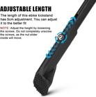 Bike Kickstand 24 -29  For Ebike Mountain Bike Adult Bikes With 2 Holes 40mm 