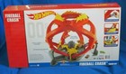 Hot Wheels Throwback Fireball Crash Track Set Playset With 5 Cars Ftc95 New