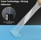 2 Nano Magic Tape Double Sided Traceless Washable Adhesive Invisible Gel