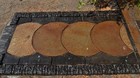  Concrete Mold Log Stepping Stone Garden Path Sold Set 2 Pcs Abc Plastic S07