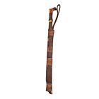 Dayak Sword 19th Century Head Hunting Mandau With Hand Craved Sheath  Circa 1890