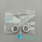 2pack 304 Stainless O2 Oxygen Sensor Bung M18 X 1 5 Curve Notched Nut Bung Us