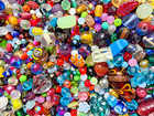 Everything Mix 2 Lb  Czech Glass Vintage Focal Beads Jewelry Making Craft Lot