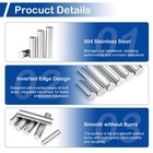 150pcs 304 Stainless Steel Dowel Pins Assortment Kit  20 Sizes - M2 M3 M4 M5 She