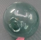 Vintage Japanese Hand Blown Nautical Fishing Ball Glass Float Blue-green 3 5 