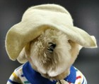 Paddington Bear 1981 Plush Tan Teddy White Hat Rare Has Tag 13  Vintage