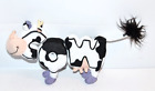Pbs Kids Word World Cow Magnetic Pull Apart Plush Friend Letters Toy Black White