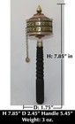 Tibetan Buddhist Handcrafted Hand Spinning Prayer Wheel Handheld   Nepal -hsm-3a