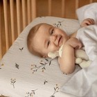 Muslin Mini Crib Sheets 3 Pack  Breathable Pack And Play Sheets Fitted Soft C   