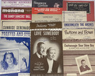 Vintage Songs And Piano Solos Sheet Music 1930s-1950s Lot Of 120  Various Genres