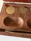 H  Troemner Assay Gold silver Grain Weight Set In Box  Mining Assay Weights