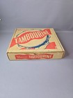 Vintage Boxed Tambourine Werco  124 10  Solid Wood Rim Chicago Illinois Usa