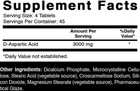 3 000mg D-aspartic Acid Memory   Fertility Support Supplement For Men s Health